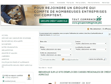 Tablet Screenshot of ca-recrute.fr